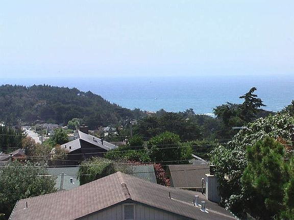 The view from deck and kitchen.