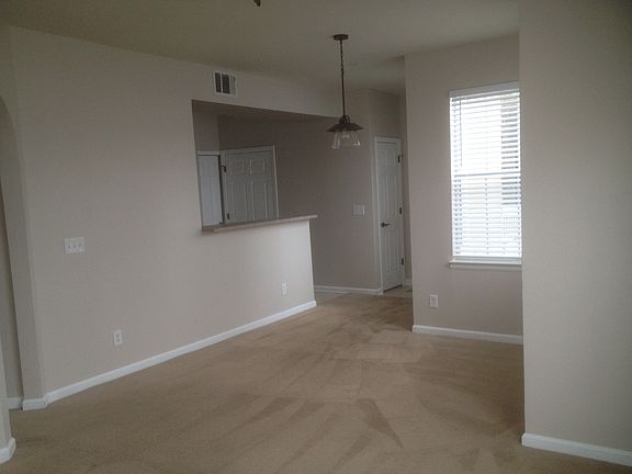Eating area off living room