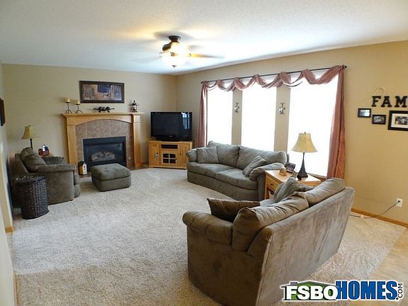 Living Room with Fireplace