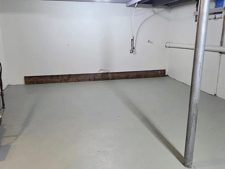 Painted and clean basement space