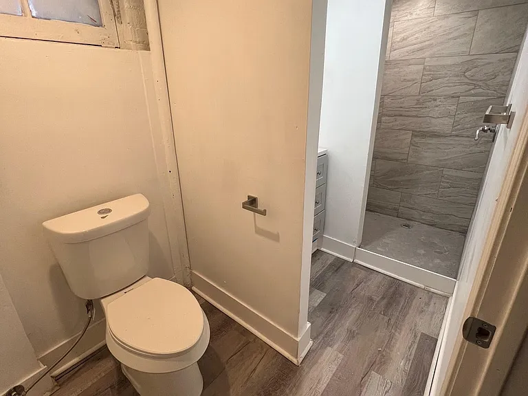 bathroom in basement