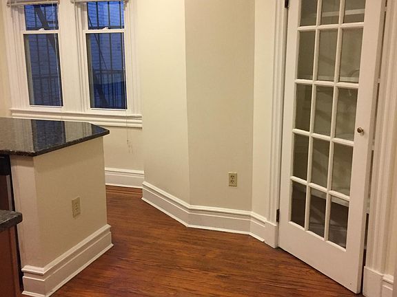 Kitchen pantry with door
