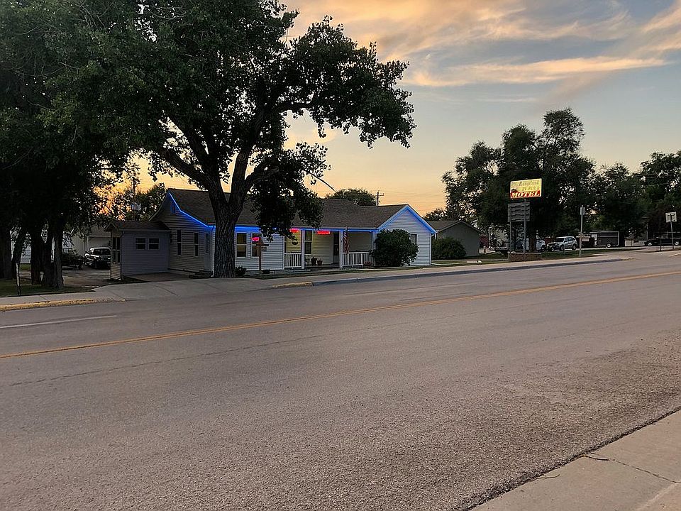 Street view at sunset