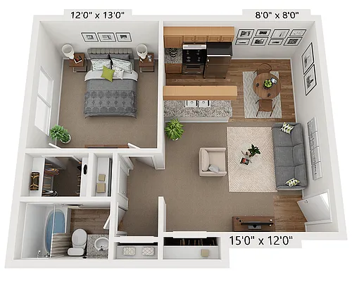 Floor plan Plan A1