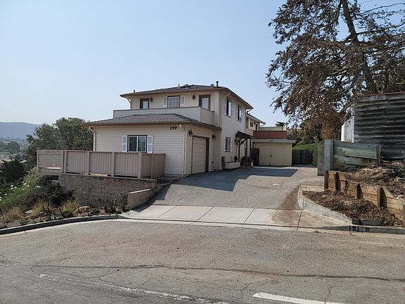 1 Car garage and large shared driveway.