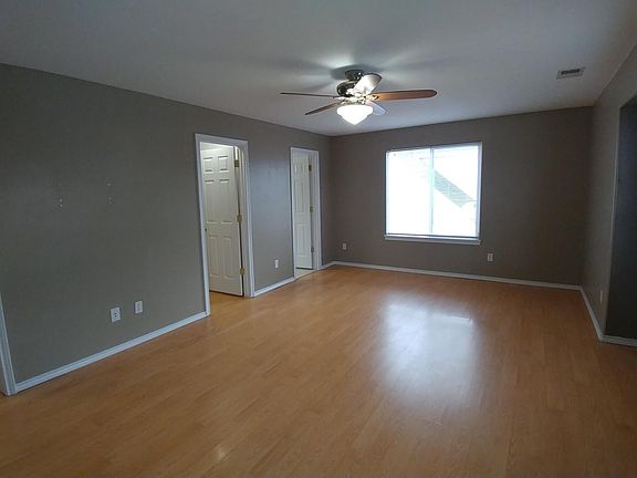Master bedroom is huge with his/her closets and attached bathroom