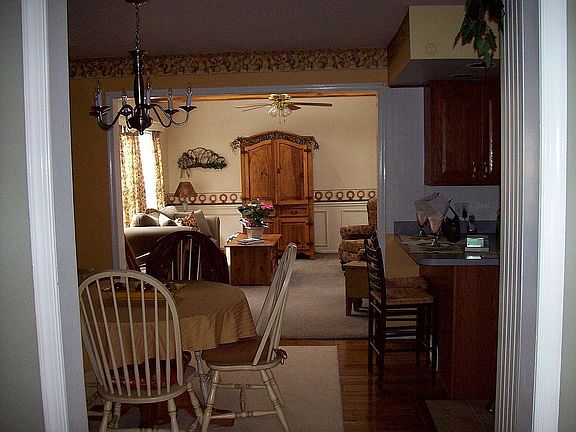 sunroom and dining rm