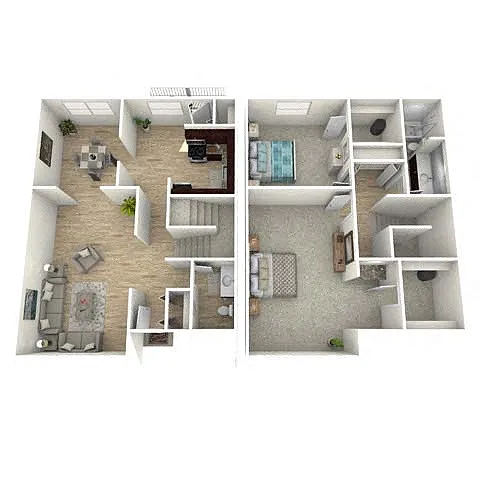 Floor plan Newberry Townhome