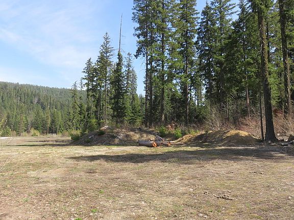 Front of property by easement is level