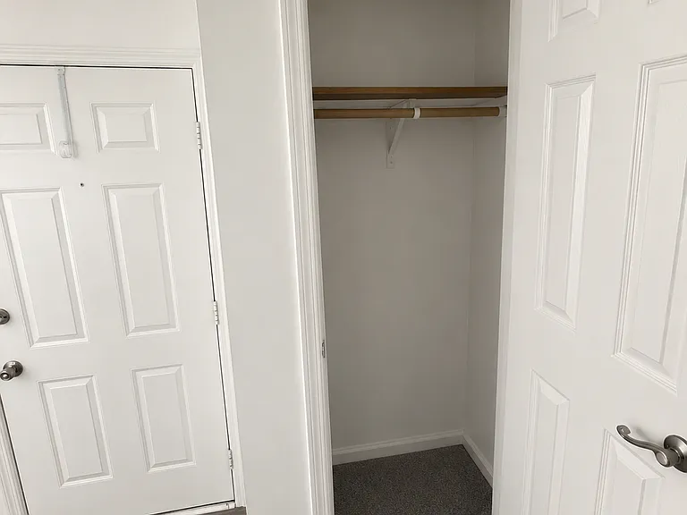 Coat closet next to front door