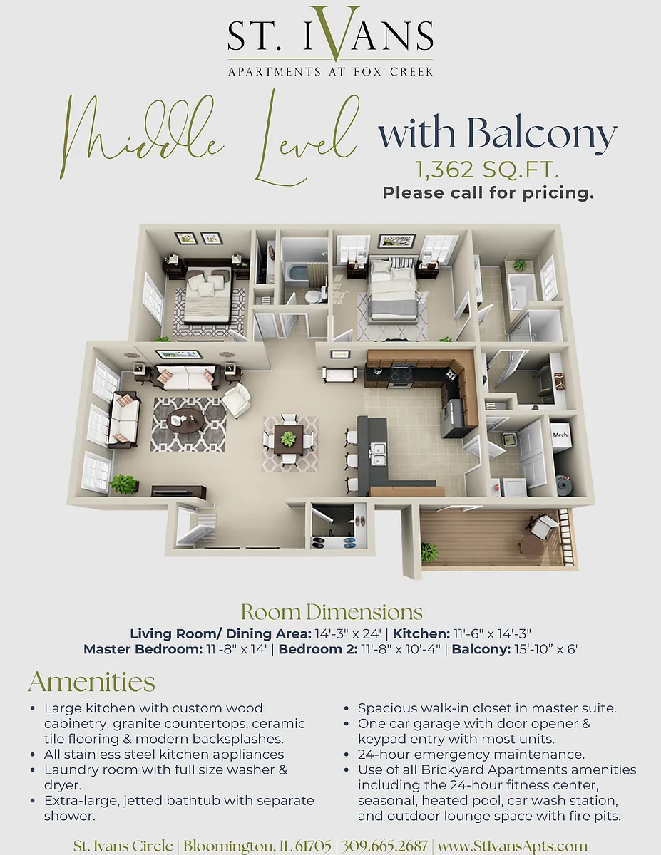Floor plan Middle Level