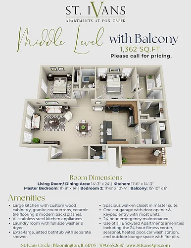 Floor plan Middle Level