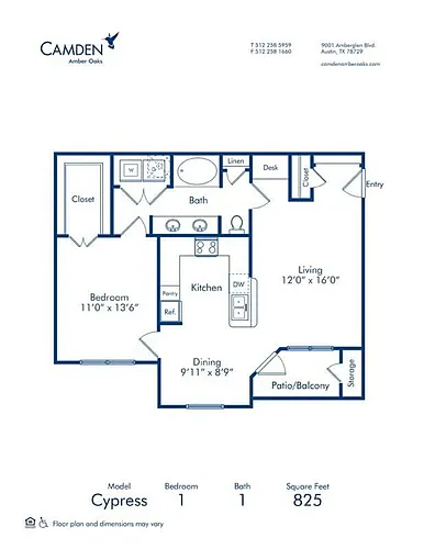 Floor plan Cypress