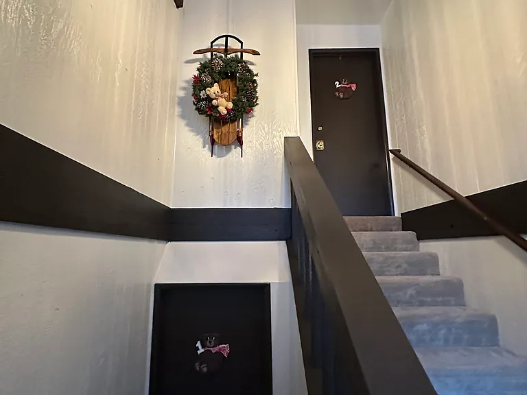 Enter into a private foyer.