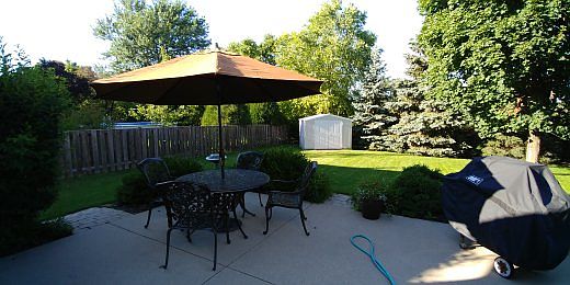 large back yard
