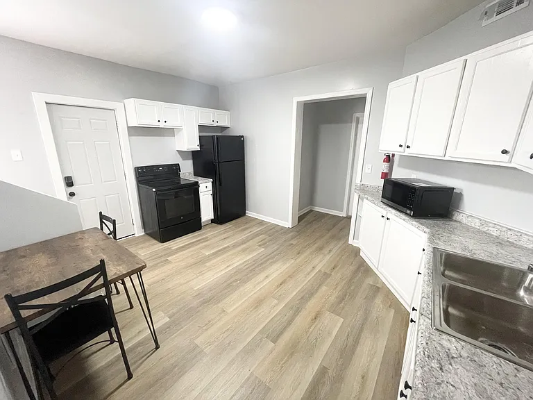 Stove and Fridge & Cabinets