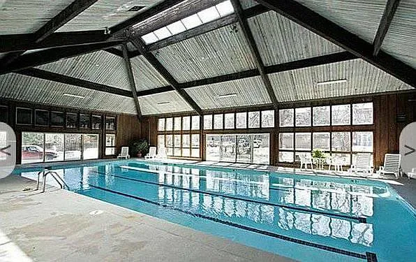 Salt pool in clubhouse facility