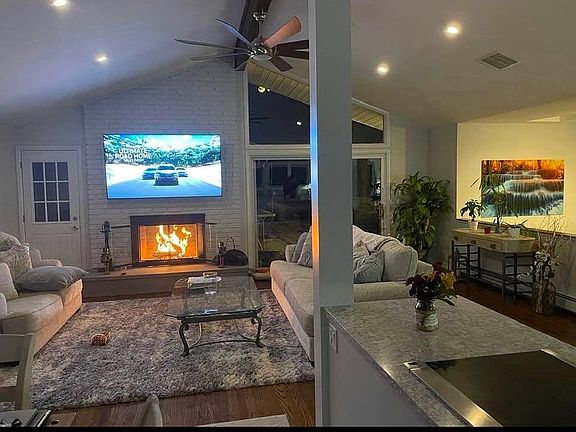 Wood burning stove & blower