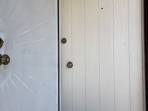 Enjoy a security screen door on hot days.
