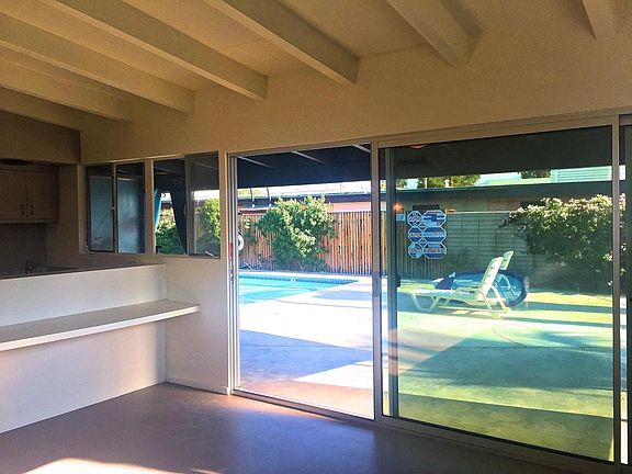 Views from Living Room over pool