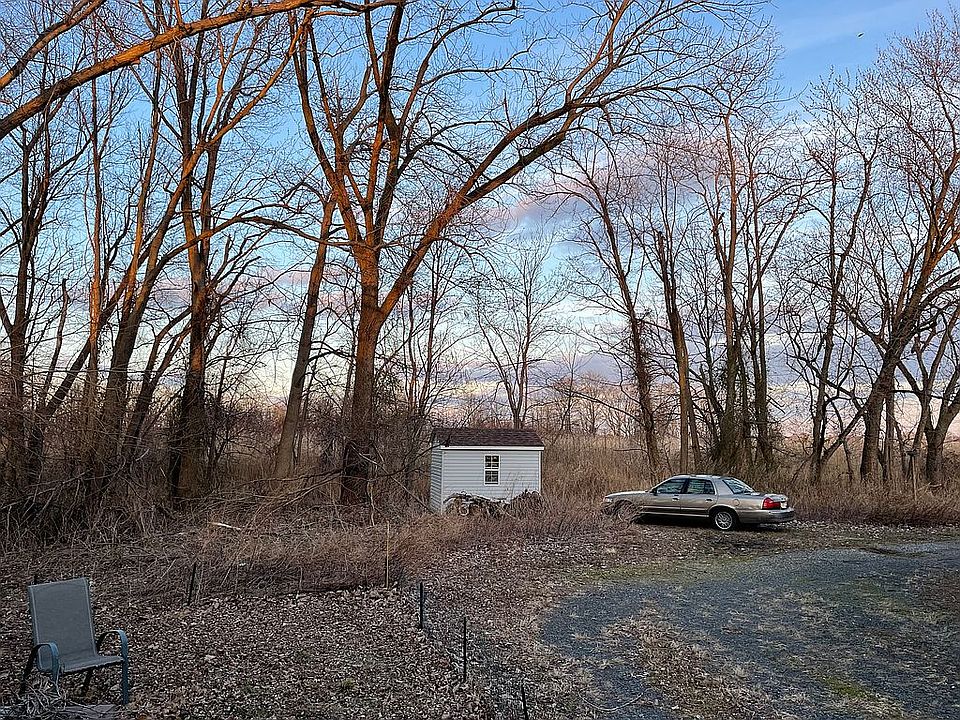 View from covered porch