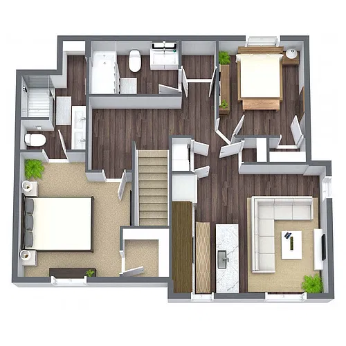 Floor plan Chalet