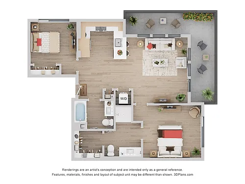 Floor plan 2C1