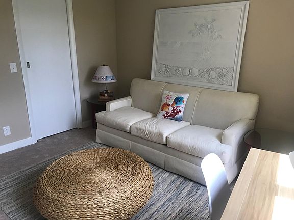 Second bedroom with sleeper sofa and work station