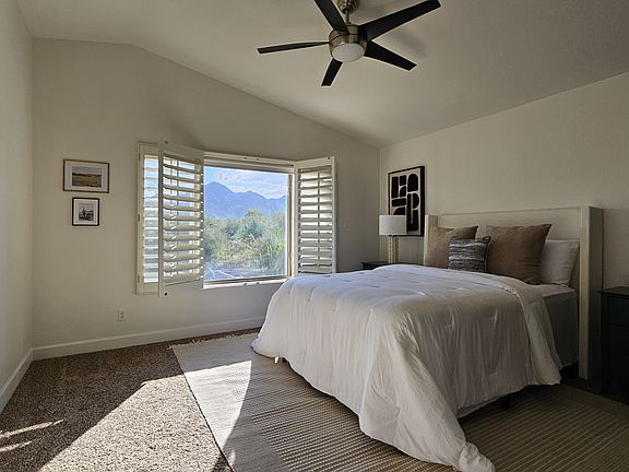 Mountain views from master bedroom