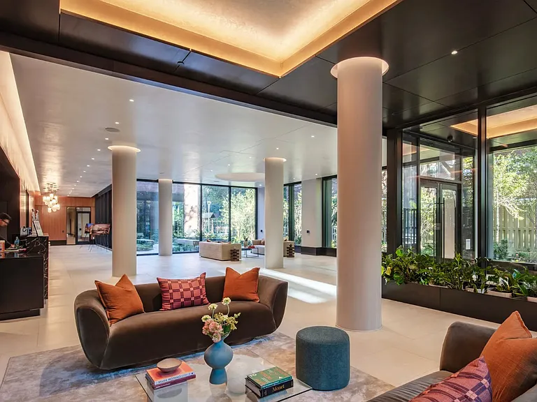 Welcome to Mabel, where luxury meets comfort. Step into our modern lobby that boasts chic design and abundant natural light. Enjoy stylish furnishings and a serene atmosphere. Make Mabel your next homeschedule a visit today!