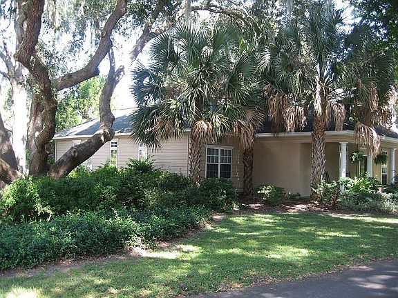 West Elevation w/ Live Oak