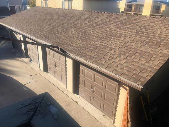 Each unit has a garage, plus one outside parking space.