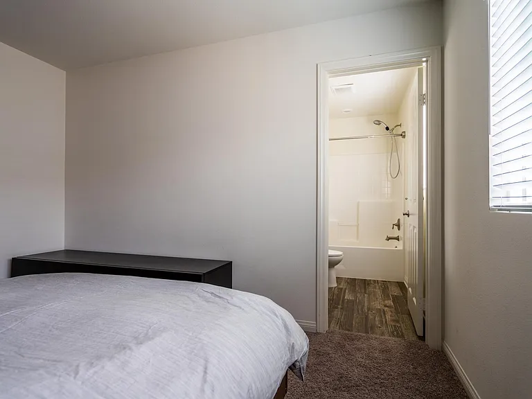 Guest bedroom on upper/third floor