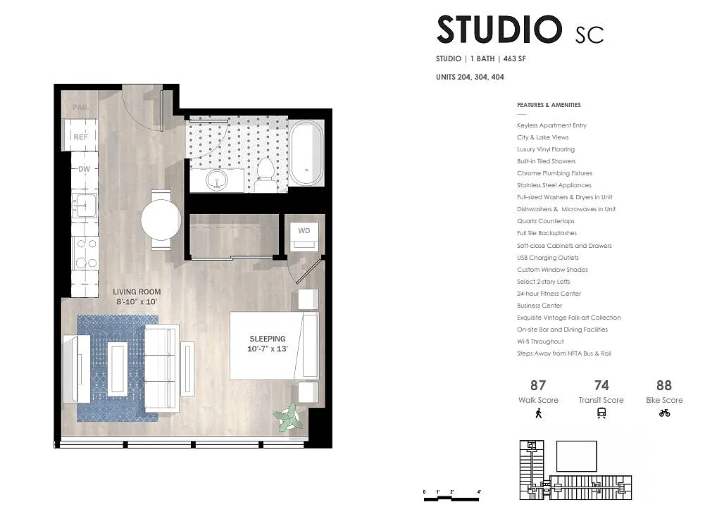 Floor plan Studio