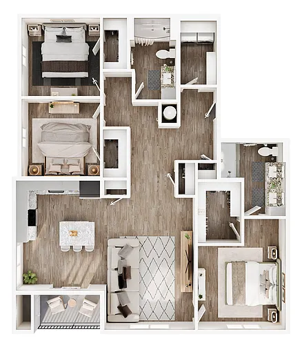 Floor plan Wright