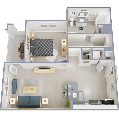 Floor plan Annata - WC