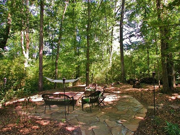 Flagstone firepit area - great for relaxing or entertaining