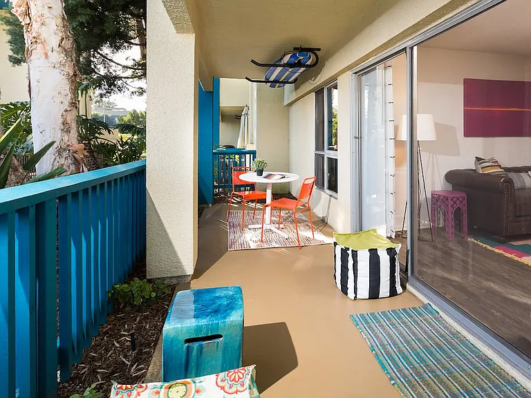 Private patio