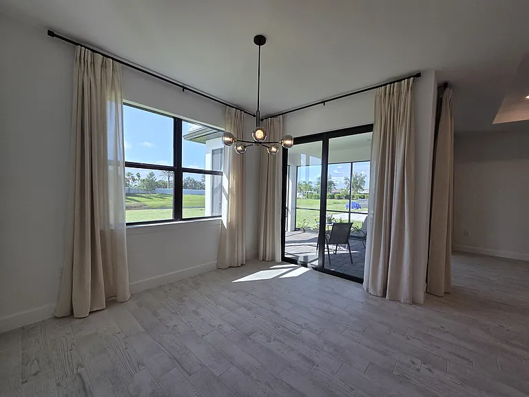 Dining room with additional sliding door