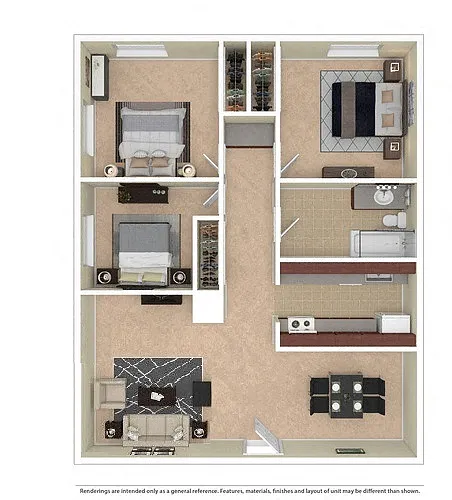 Floor plan 3 Bed 1 Bath