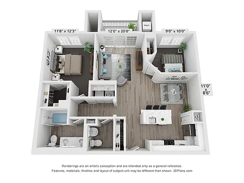 Floor plan B2