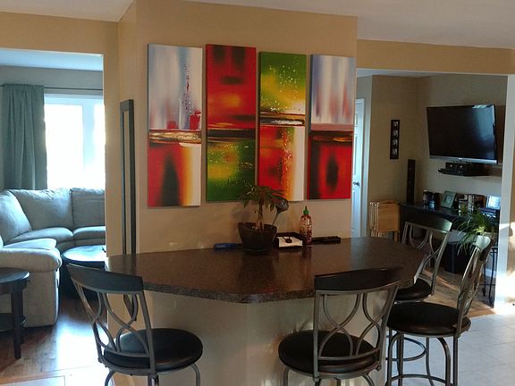 eat-in kitchen custom bar