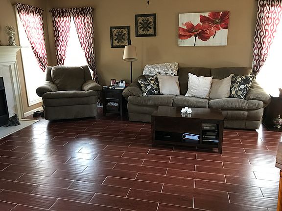 new porcelain tile floor