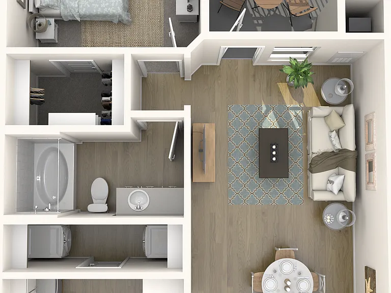 A1-A | 1x1 | 753 sq ft A1-A | 1x1 | 753 sq ft