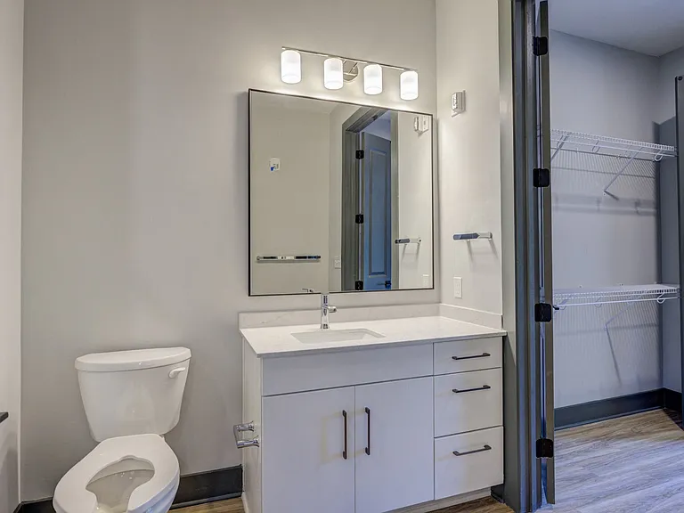 Bathroom with Walk-In Closet