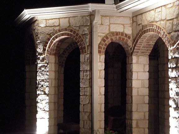 Front Porch Gazabo Night