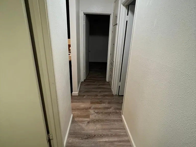 Hallway view from back door