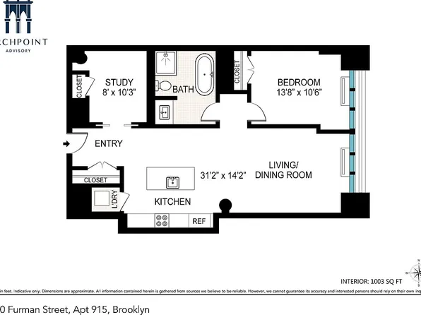 360 Furman St APT 915, Brooklyn, NY 11201
