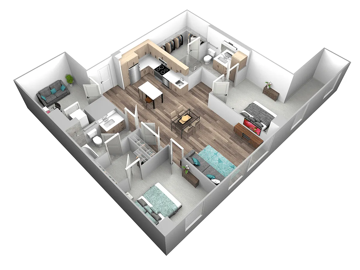 Floor plan C23.3 - Den