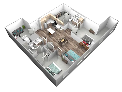 Floor plan C23.3 - Den